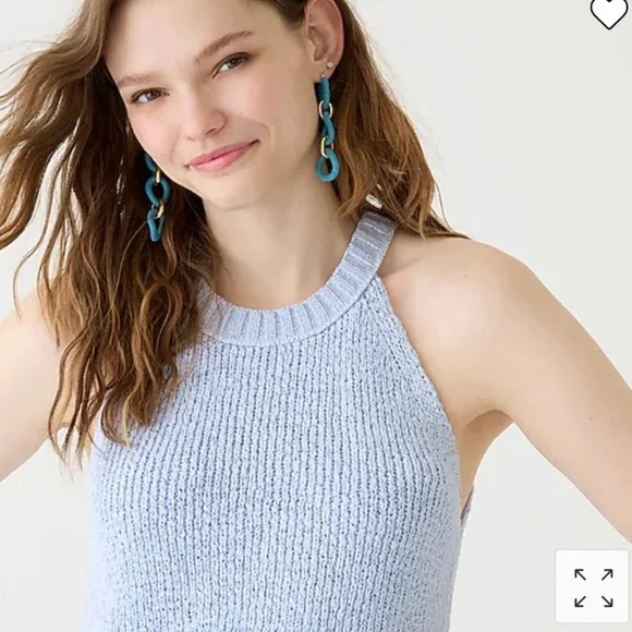 J. Crew Sleeveless High Neck Sweater Tank, size M - Picture 2 of 10